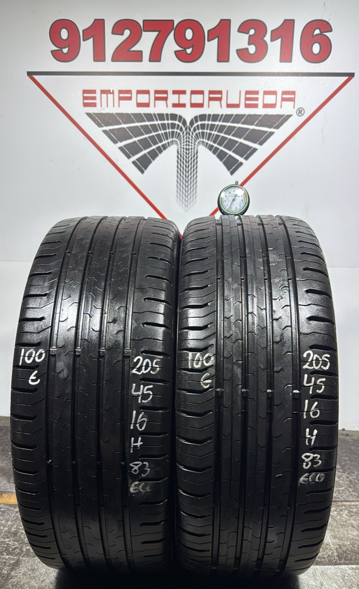 CONTINENTAL CONTIECOCONTACT USADO  205/45 R16 83 H